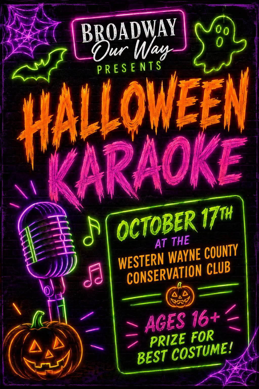 Halloween Karaoke poster